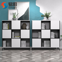 Document short cabinet locker simple partition cabinet combination storage cabinet wooden storage cabinet bookshelf simple modern bookcase
