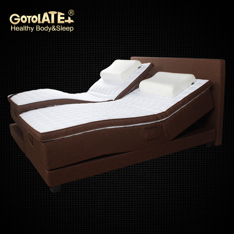 Gotolatex Lace lifting bed Fabric bed Double electric bed Latex electric lifting bed Lifting bed