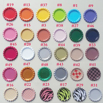 Double-sided color bottle cap handmade DIY material kindergarten small handmade diy kindergarten material bottle cap painting