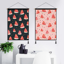 Fresh decoration hanging painting ins background wall hanging cloth meter box covering cloth cotton linen bedroom fabric tapestry hanging flag