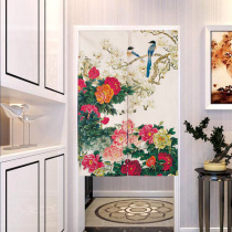 Fabric door curtain windshield curtain bedroom partition half curtain toilet curtain wind water curtain fitting room curtain decorative curtain