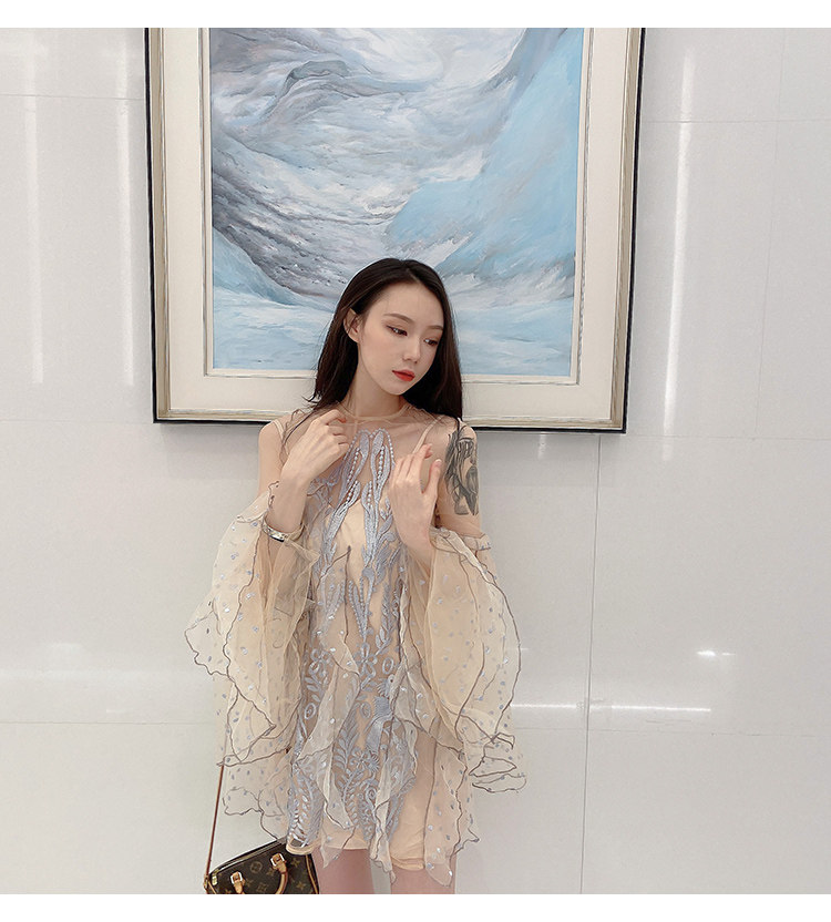 INS超火海边度假裙显瘦性感泰国巴厘岛沙滩裙超仙女裙连衣裙聚会详情2