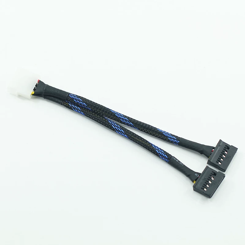 Power supply large 4P to SATA computer power supply power rotor large 4D rotation SATA rotation wiring power line