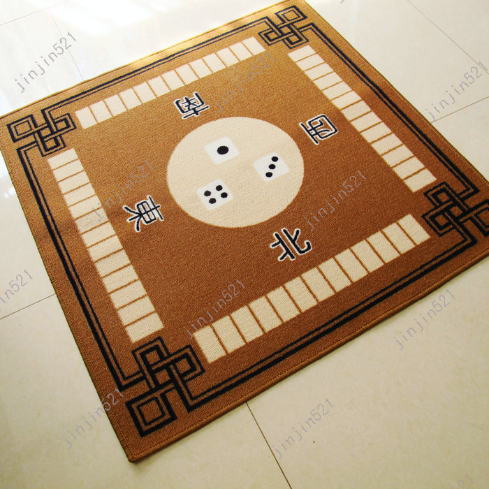 Mahjong khăn trải bàn poker khăn trải bàn bàn mat silencer chống trượt khăn tay mạt chược vải mạt chược dày vuông - Các lớp học Mạt chược / Cờ vua / giáo dục giá 1 bộ mạt chược