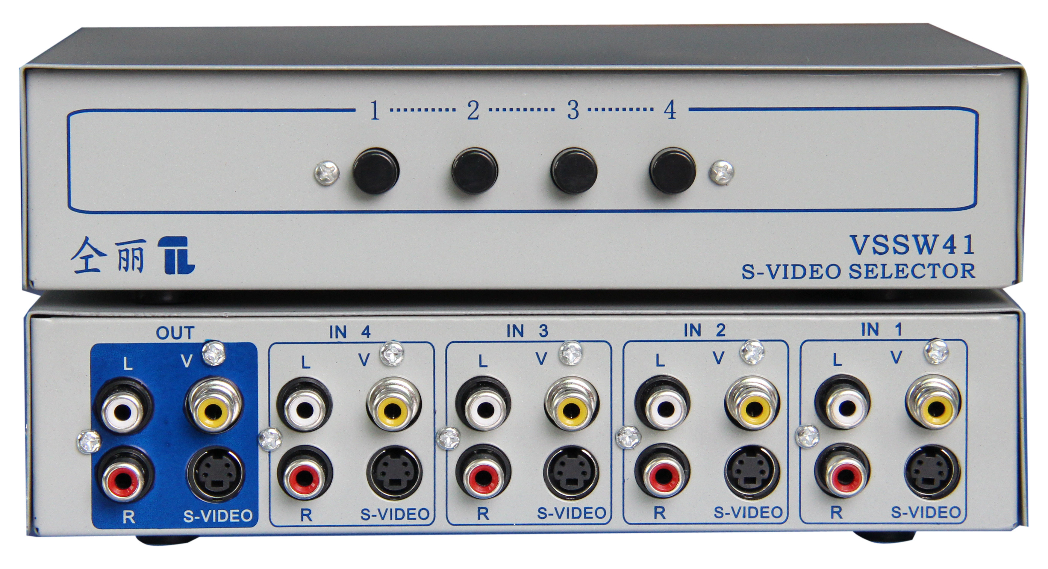 VSSW41 S terminals four-in-one-out AV switcher four-in-one-out
