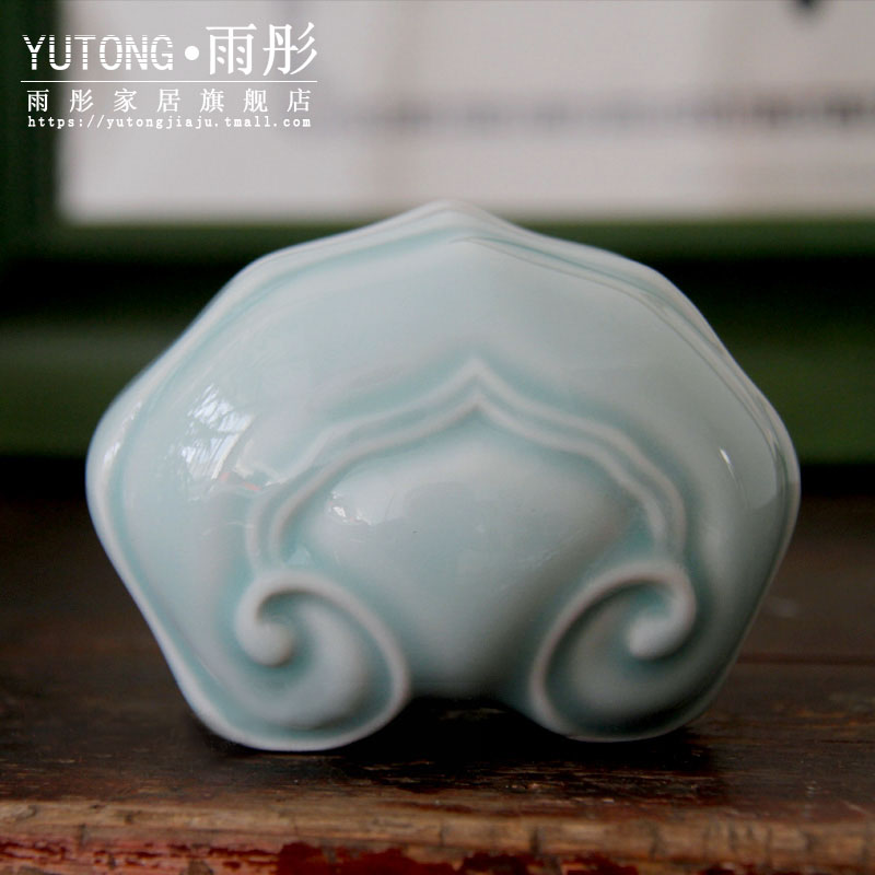 Becomes Tang Chaoying celadon cardcase card inserted jingdezhen ceramic crafts business card