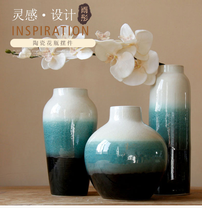 Jingdezhen ceramic manual variable flower ceramic water raise household act the role ofing is tasted furnishing articles ceramic vases, flower arranging flowers