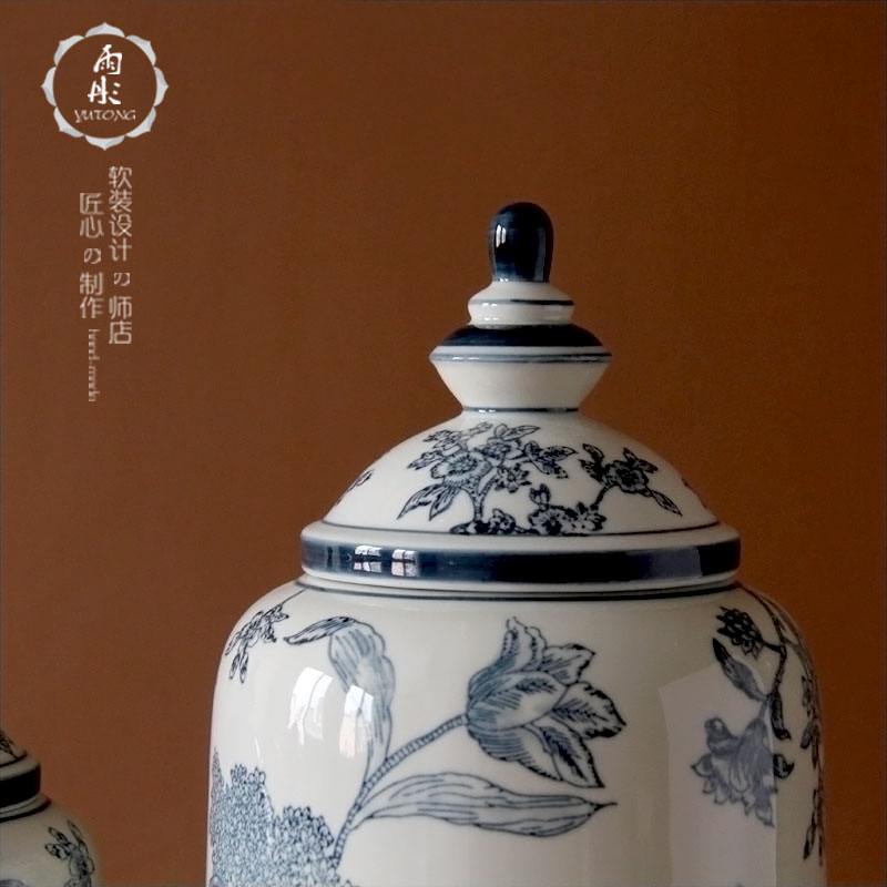 The rain tong home | new classic blue and white furnishing articles classic blue and white porcelain of jingdezhen ceramics sitting room porch decoration porcelain