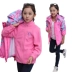Áo ba lỗ trẻ em 2018 có thể tháo rời cho bé gái Áo khoác mới mùa thu đông trẻ em lớn cộng với áo khoác nhung trẻ em ngoài trời