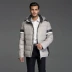 2018 mới dày nam Nga áo khoác cotton trùm đầu không thấm nước lạnh xuống áo bông mùa đông áo khoác dù nam Bông