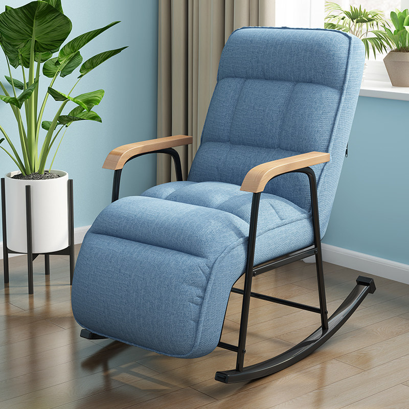 Nordic rocking chair Home Balcony Casual Lounge Chairs Sub the National People's Congress Nap Sloth Couch old man rocking chair