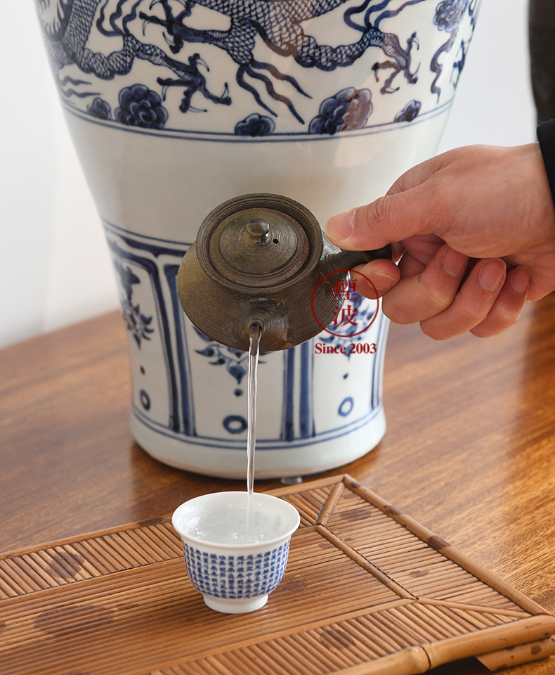 Those Japanese, slippery burn small western flat horizontal hand lasts a checking ceramic POTS teapot 23-5