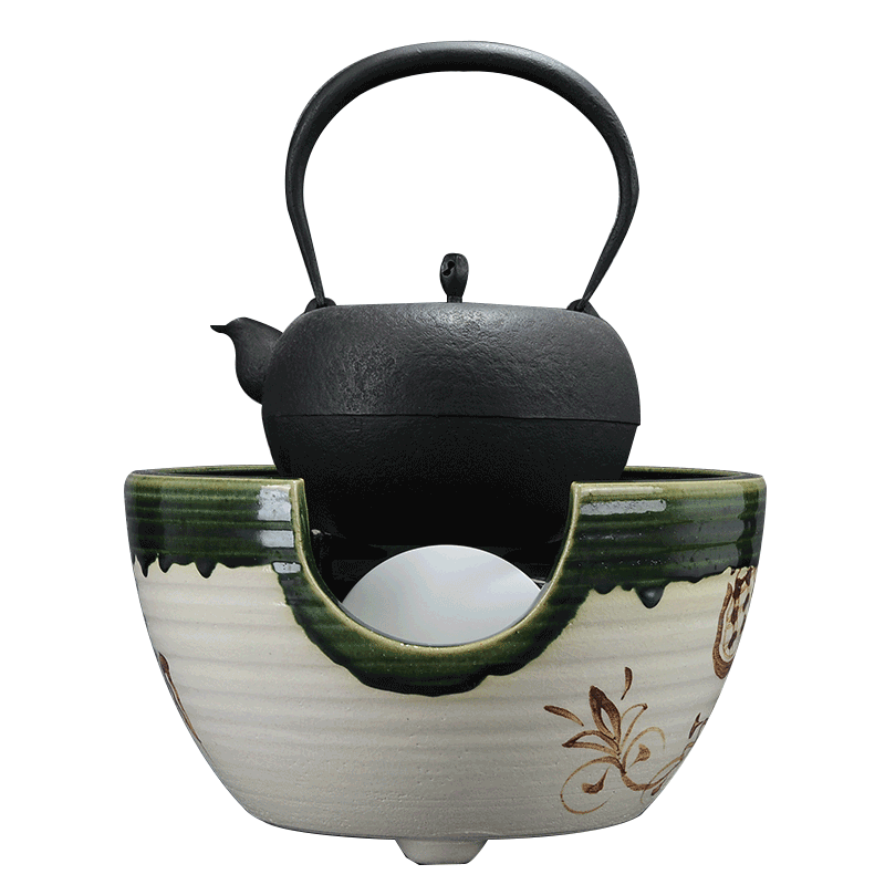 YMK Japanese tea pot of red iron bowl wind electric furnace simulation charcoal stove TaoLu far - infrared electrical carbon furnace electricity