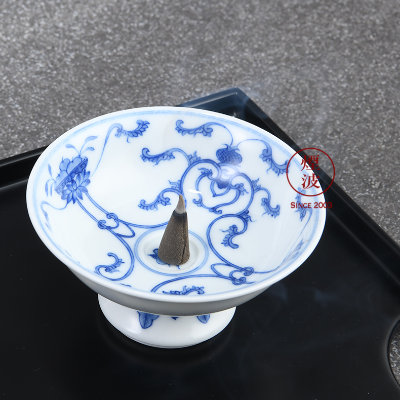 Jingdezhen ancient jun lesser RuanDingRong built around branch lotus lesser rarities new best incense buner, incense