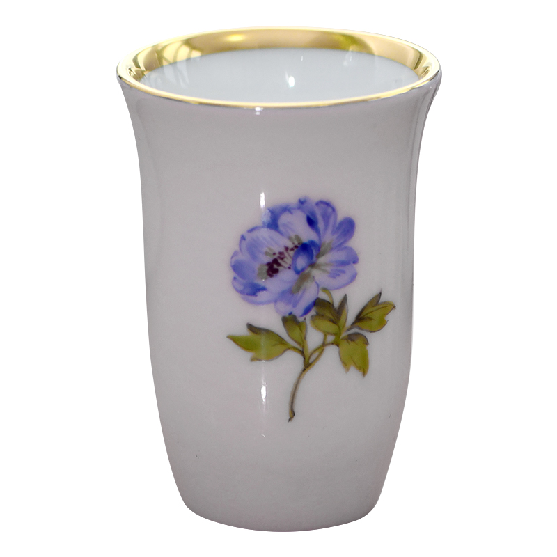 German MEISSEN porcelain mason series naturalistic painting of flowers and the see colour blue flower fragrance - smelling cup tea cups