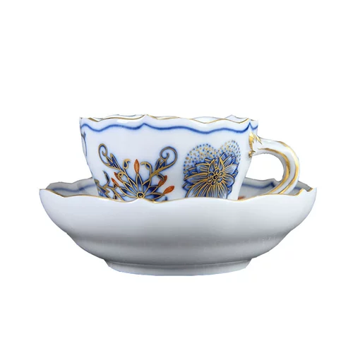 Германия Мейсен Мейсон Фарфор Новая серия хвостовой серии золотой лук итальянский концентрированная чашка кофейной чашки