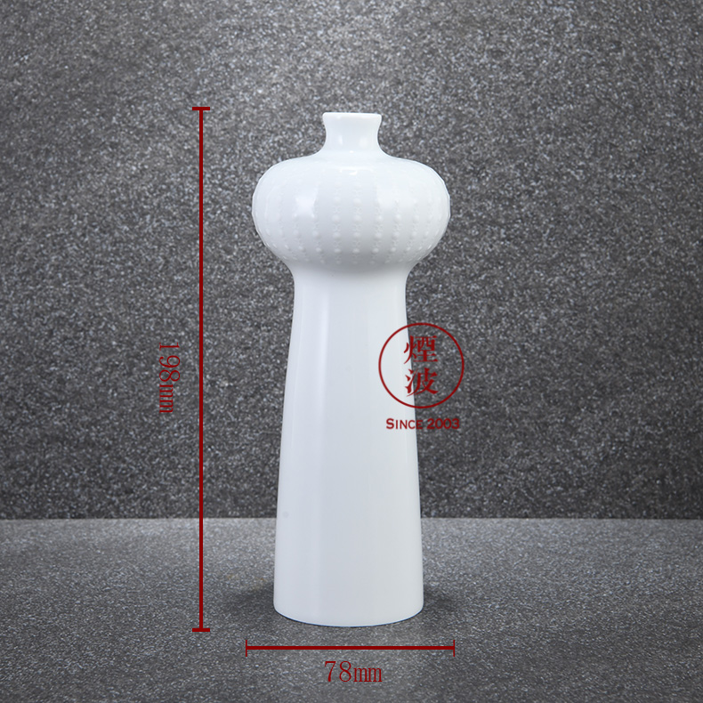 German MEISSEN mason mason pure white embossed series mesa meisen porcelain vase furniture furnishing articles