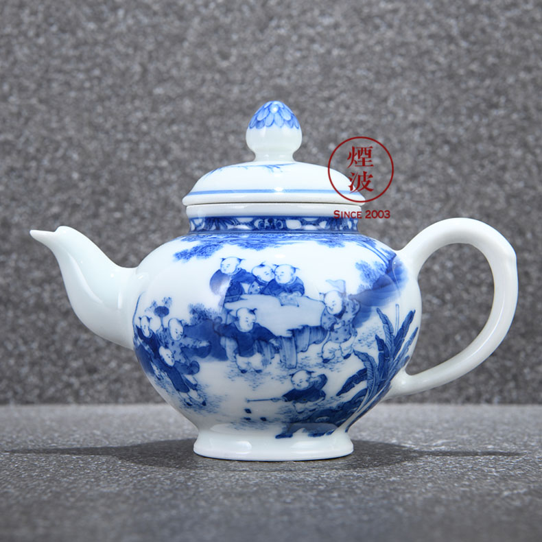 Jingdezhen ancient jun made baby play lesser RuanDingRong officer hat pot teapot CiHu lesser model