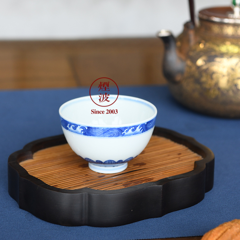 The smoke jingdezhen lesser RuanDingRong made lesser goodwill cup sample tea cup masters cup