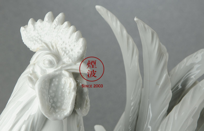 German mason animal MEISSEN porcelain porcelain gallic rooster handicraft furnishing articles that occupy the home act the role ofing is tasted