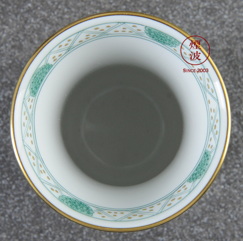 German mason MEISSEN porcelain new clipping green flower vase home furnishing articles 140 mm in India