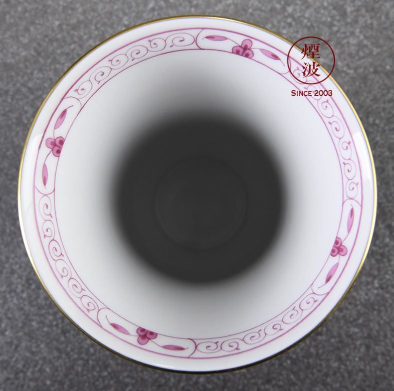 Germany mason mason meisen new clipping porcelain powder India flower vase home furnishing articles 170 mm