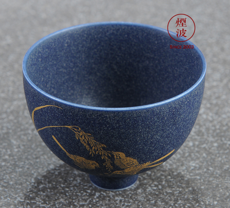 Those jingdezhen nine burn fuels the bluestar glaze wonderful hand burnt gong qiu yao jinhua cups