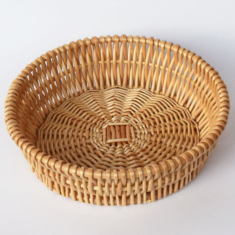 Fuji steamed bun basket housefruit basket basket kitchen basket on the table to collect willow bread basket