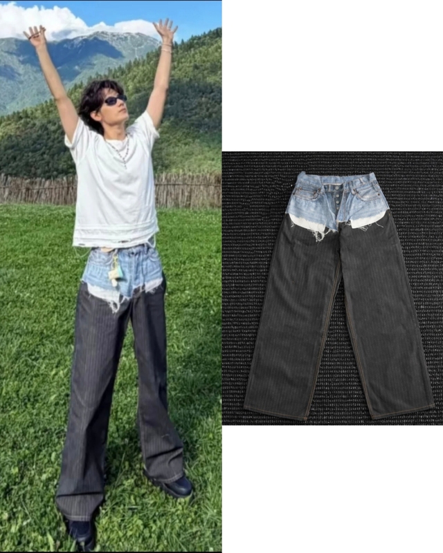 Ac Style Hu Xianxu Same Model American Retro Washed Vintage Jeans for Women, New Autumn Straight-Leg Pants Ac Style Hu Xianxu Same Model American Retro Washed Vintage Jeans for Women, New Autumn Straight-Leg Pants