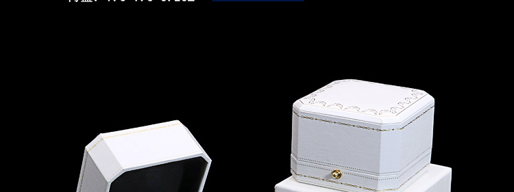 Ý bát giác hộp trang sức hộp nhẫn bông tai hộp vòng tay vòng tay vòng cổ hộp đồ trang sức cặp vợ chồng hộp nhẫn - Vòng đeo tay Cuff vòng đeo tay phong thủy