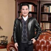 2017 Hained plus nhung da nam da trung niên ve áo núi da cha trung niên với cổ áo lông thú