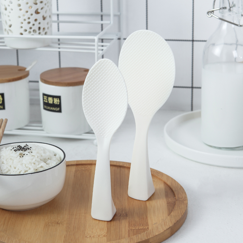Day-style plastic rice spoon rice spoon not stained with rice spoon can stand style electric rice cooker with rice ladle Dishwasher Washable-Taobao