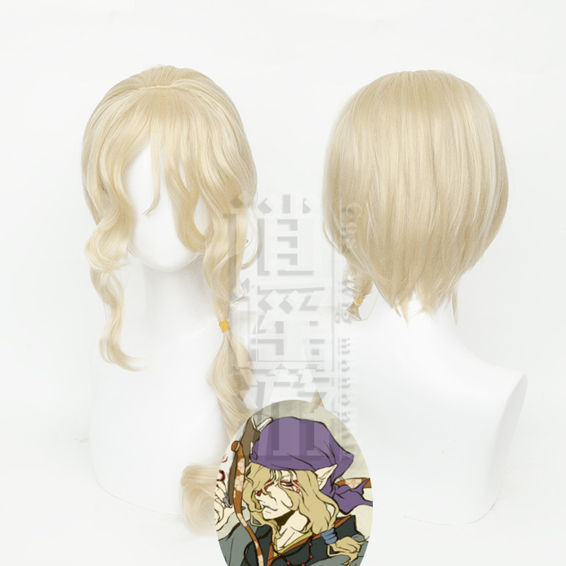 Free-Spirited Travel, Strange Cat Medicine Seller Cosplay Wig, Fluffy Top Anime Cosplay Wig