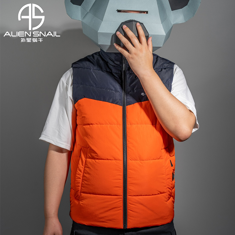 Alien Snail Electric Hot Waistcoat Locomotive Riding Protective Clothing Winter Temperature-controlled Warm Charging Heating Vest Men and women
