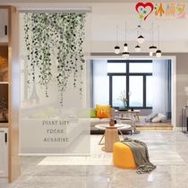 Nordique minimaliste Entrance Translucent Partition Curtain Living-room Modern Shade Living-room Soft Screen Suspension Ascenseur Hyun Guan Little Fresh