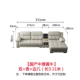 Zunbin sofa da bò lớp đầu tiên đơn giản hiện đại góc phòng khách sofa da nghệ thuật 123 kết hợp năm gói nhà - Ghế sô pha