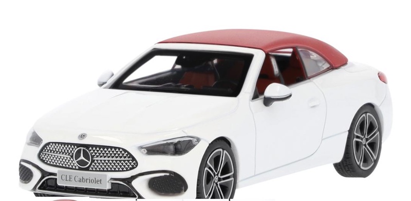 Mercedes-Benz Original Cle Convertible, Stylish Model, A236 1:43 Scale Model Car Gift