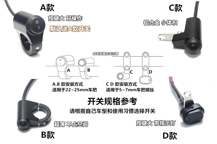 Đèn pha Dream Dream XHP70 phiên bản ống kính phụ trợ đèn sương mù BMW Harley xe máy nhấp nháy đèn pha giả mạo sửa đổi - Phụ tùng xe máy độ đèn xe máy