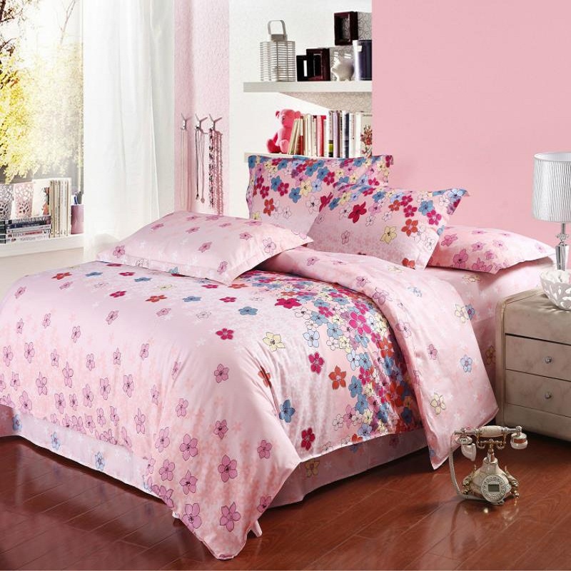 Four-piece set of fulu force cotton bedding