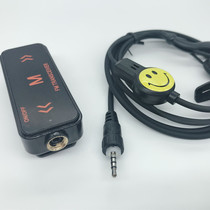 Express small walkie-talkie headset mini spiral headphone cable single hole ear-hanging headset wheat wire T HEAD 2 5mm