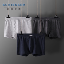 Pure-colored panties in four-corner panties for men with sophisticated cotton to breathe in Germany