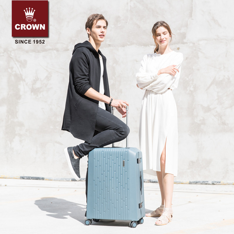 CROWN Crown PP Don Chassis Universal Wheel Suitcase Hard Case Light Pull Rod box PP11
