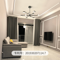 Living room chandelier Modern simple dining room atmosphere Home bedroom Nordic Wrought iron light luxury lamps Creative net red personality