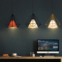 Nordic chandelier shop Diamond Wrought iron Creative personality Restaurant ins net red Bedroom Simple modern bar Commercial