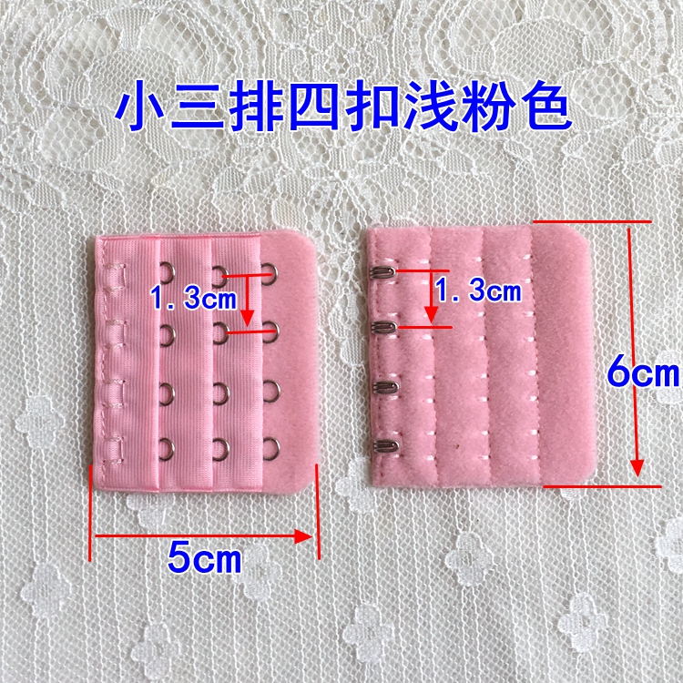 Mua 3 tặng 3 áo ngực mở rộng khóa đồ lót dài khóa áo ngực phụ kiện nút phát triển 4 kết nối bốn hàng móc 3 khóa