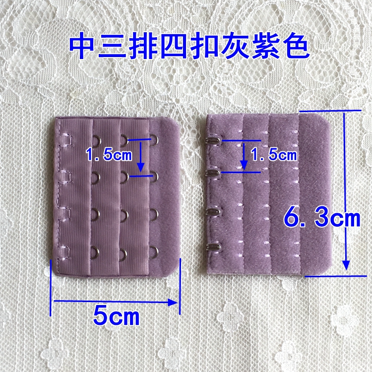 Mua 3 tặng 3 áo ngực mở rộng khóa đồ lót dài khóa áo ngực phụ kiện nút phát triển 4 kết nối bốn hàng móc 3 khóa