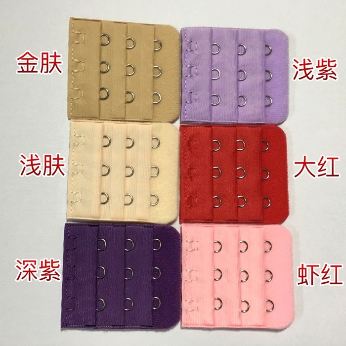 Ba hàng của ba khóa áo ngực mở rộng khóa khóa cộng với khóa đồ lót dài khóa kết nối cộng với áo ngực dài khóa phụ kiện đồ lót xuất khẩu