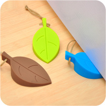 Creative leaf silicone safety door file children's three-dimensional hanging windproof anti-pinch hand safety door card