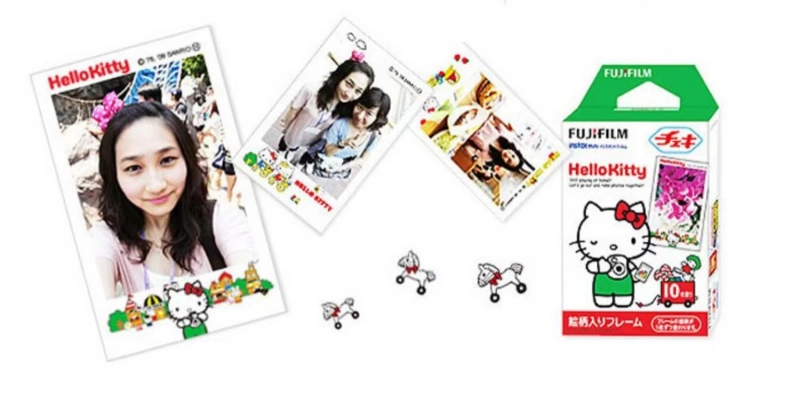 Một hình ảnh Fuji Polaroid phim ngay lập tức giấy nhanh như mẫu giấy ren mới mèo chào - Phụ kiện máy quay phim máy ảnh chụp lấy liền