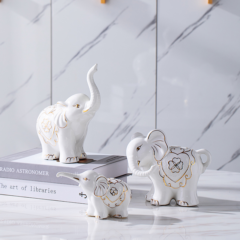 The Elephant furnishing articles home decoration TV ark, porch ark, ceramics handicraft gift wedding present practical girlfriends